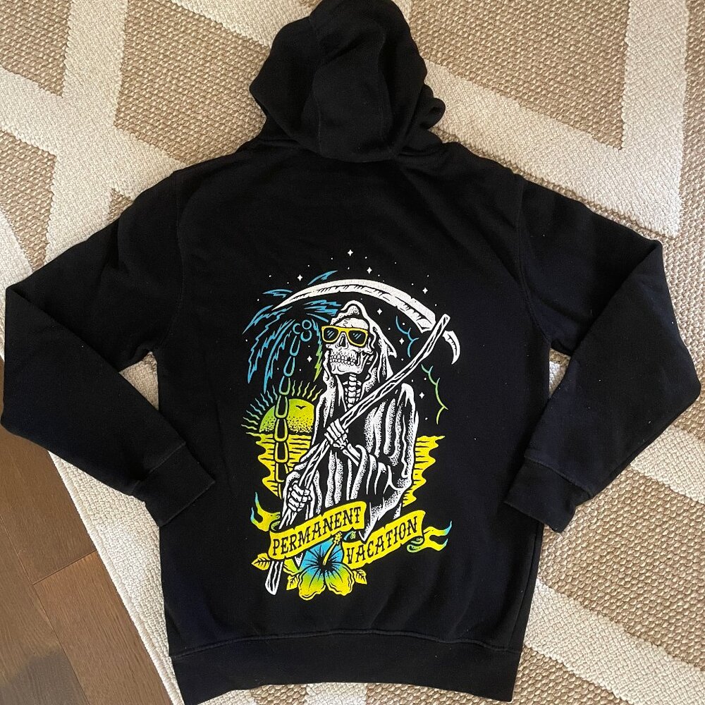 RSQ Skeleton Black Graphic Hoodie *STILL AVAILABLE*